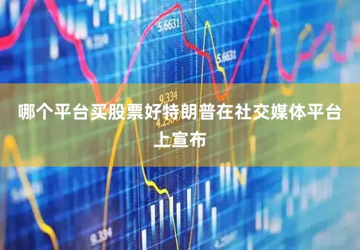 哪个平台买股票好特朗普在社交媒体平台上宣布